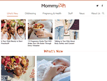 Tablet Screenshot of mommyish.com